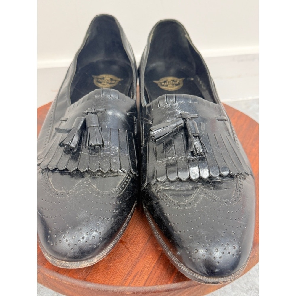 Florsheim Black Tassel Kiltie Loafers